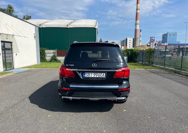 Mercedes-Benz GL cena 174660 przebieg: 127847, rok produkcji 2014 z Biała małe 781